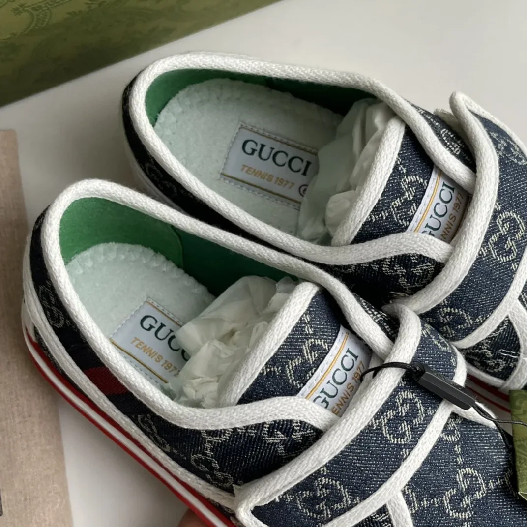 Gucci Tennis 1977 Sneaker Blue for Men