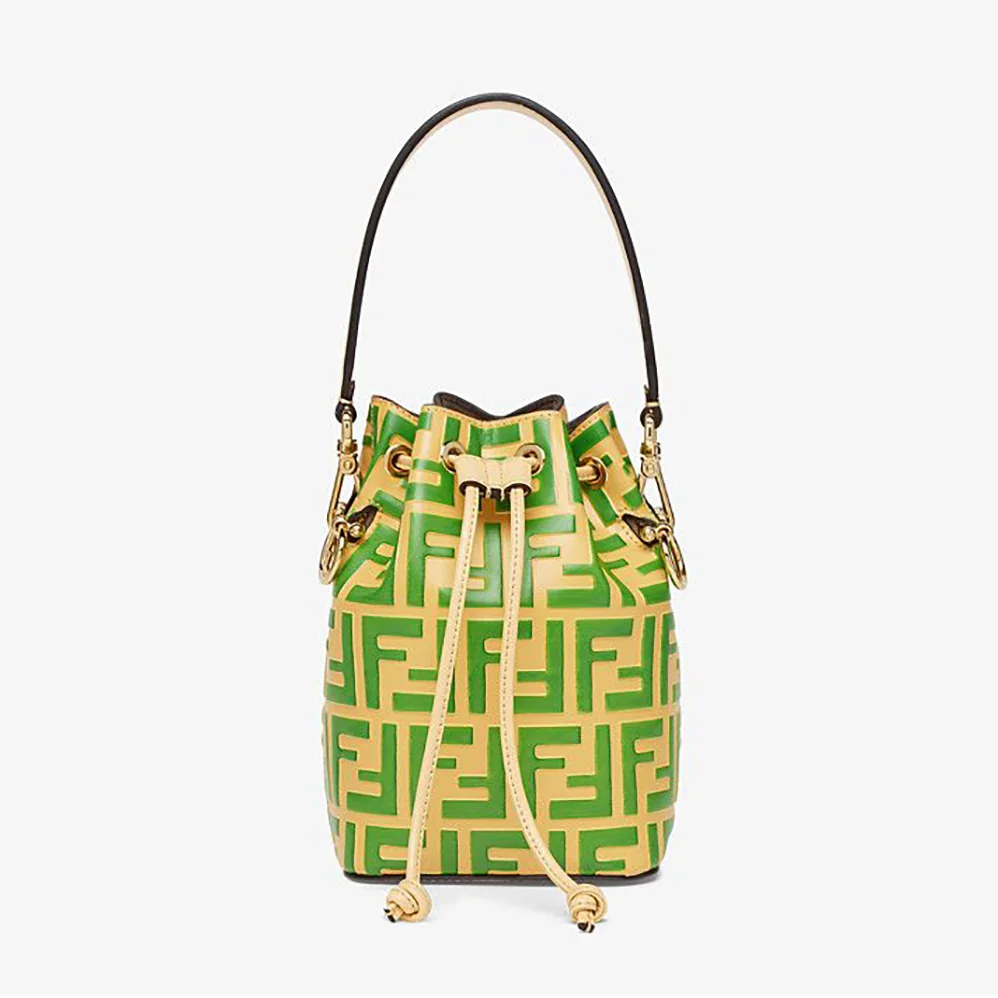 Fendi Mon Tresor Beige Leather Mini Bag for Women Fendi Mon Tresor Beige Leather Mini Bag for Women