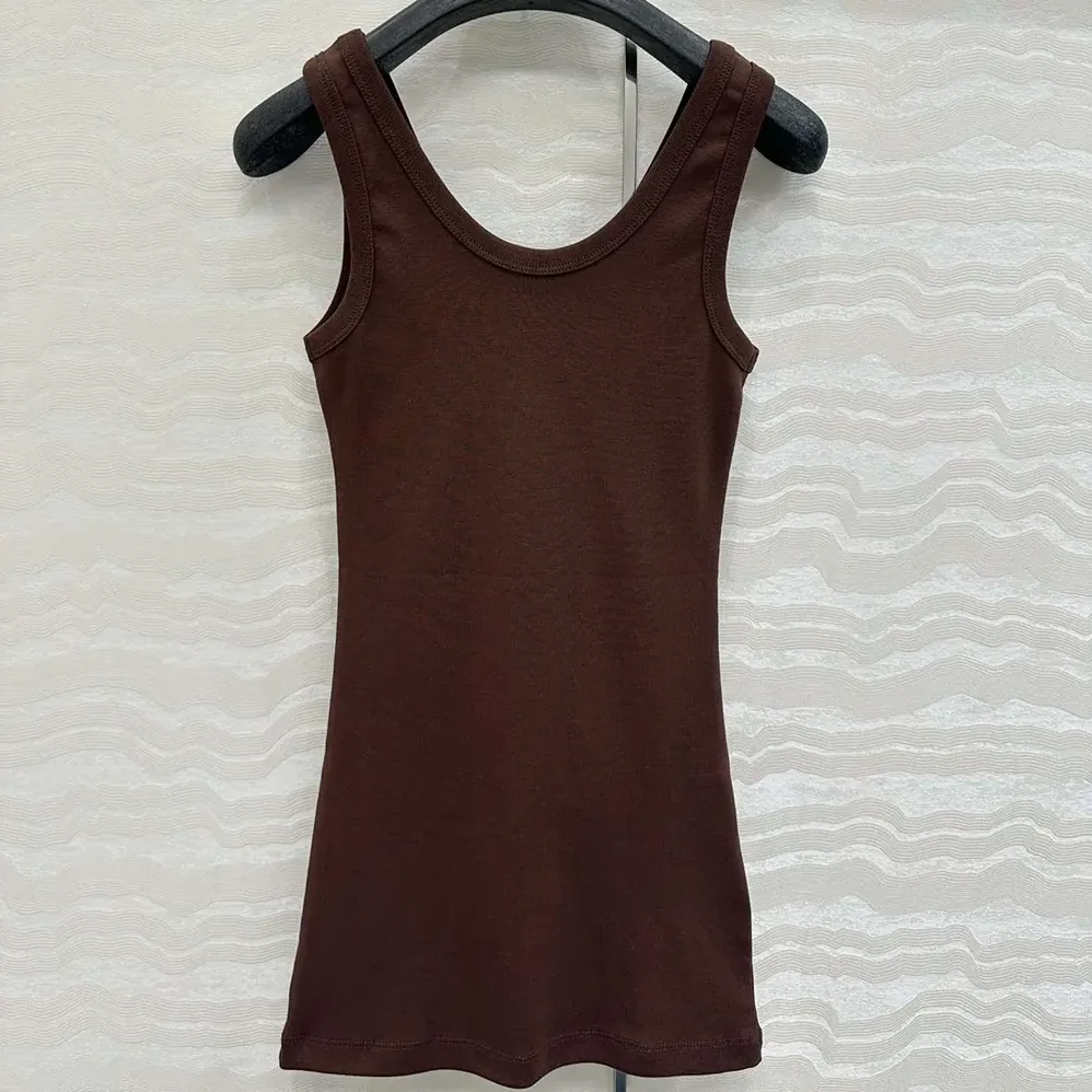 Prada Ribbed Knit Top for Men in Cocoa Brown