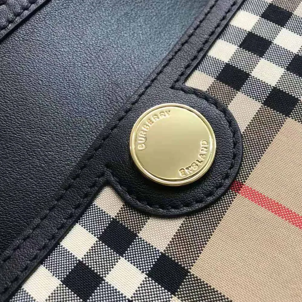 Burberry Small Vintage Check Society Top Handle Bag for Women