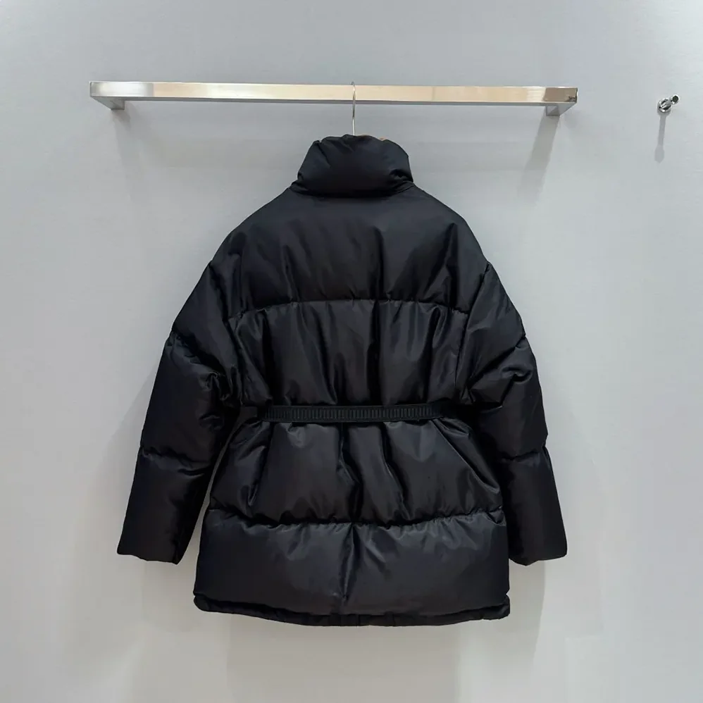 Prada Re-Nylon Down Jacket for Women in Black Prada Re-Nylon Down Jacket for Women in Black