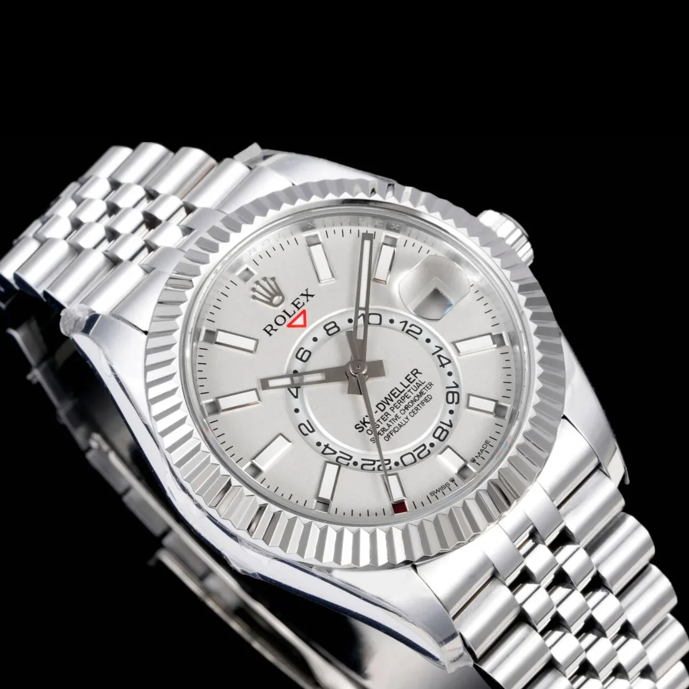 Rolex Sky Dweller Silver White Dial Rolex Sky Dweller Silver White Dial