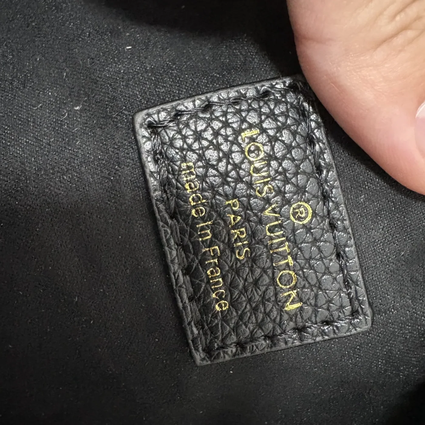 Louis Vuitton Mini Bumbag / Monogram Empreinte Gold Hardware Black