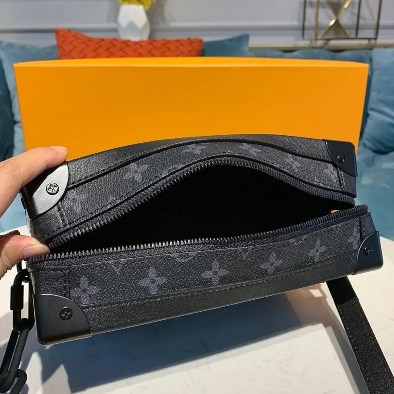 Louis Vuitton Soft Trunk Monogram Eclipse Canvas