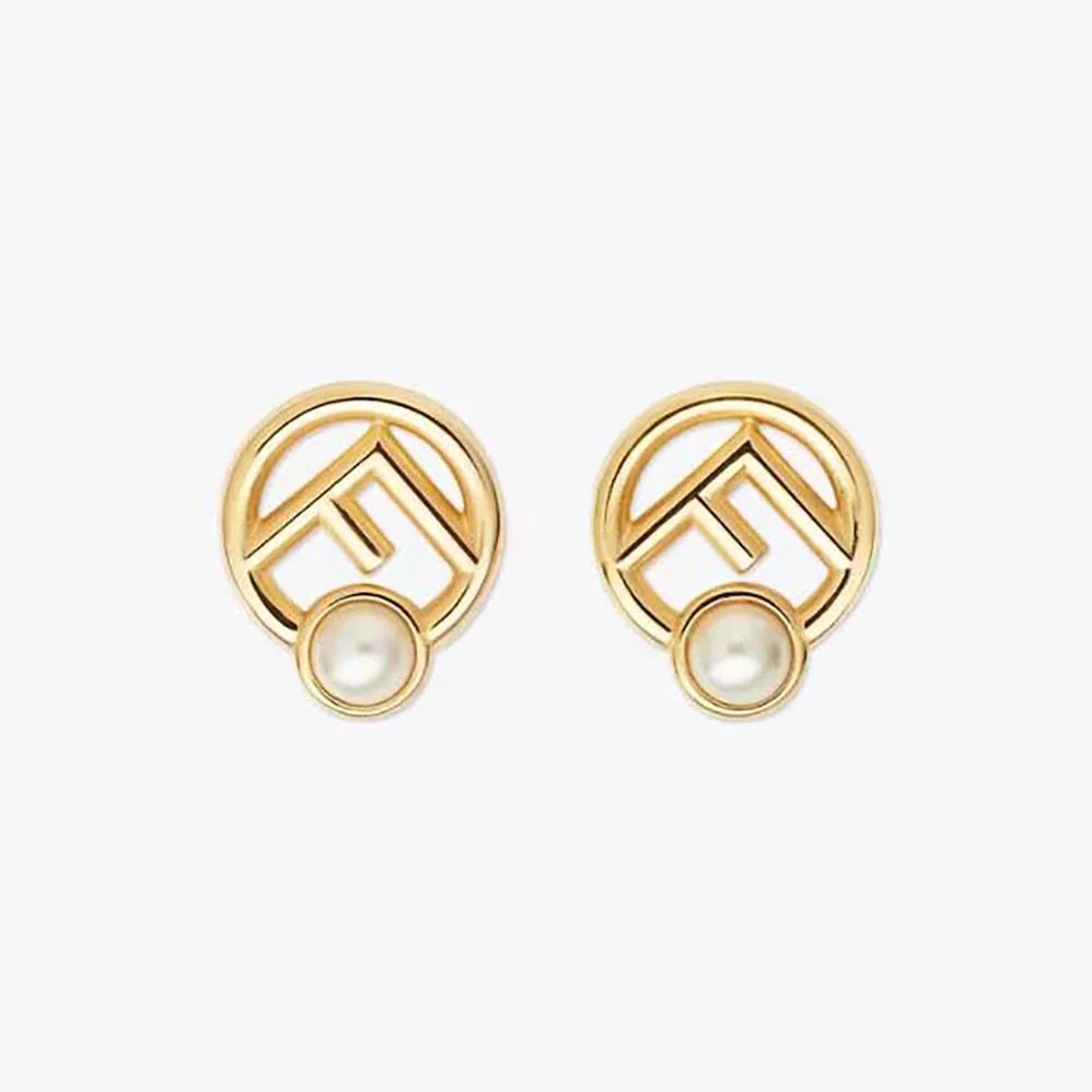 Fendi F is Fendi Earrings Gold for Women in colored Metal Fendi F is Fendi Earrings Gold for Women in colored Metal