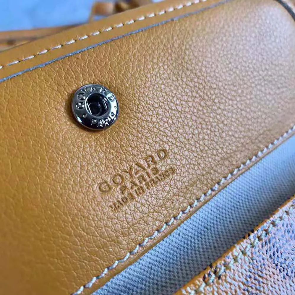 Goyard Sac Saint Louis GM in Goyardine Canvas & Chevroches Calfskin for Women in Yellow