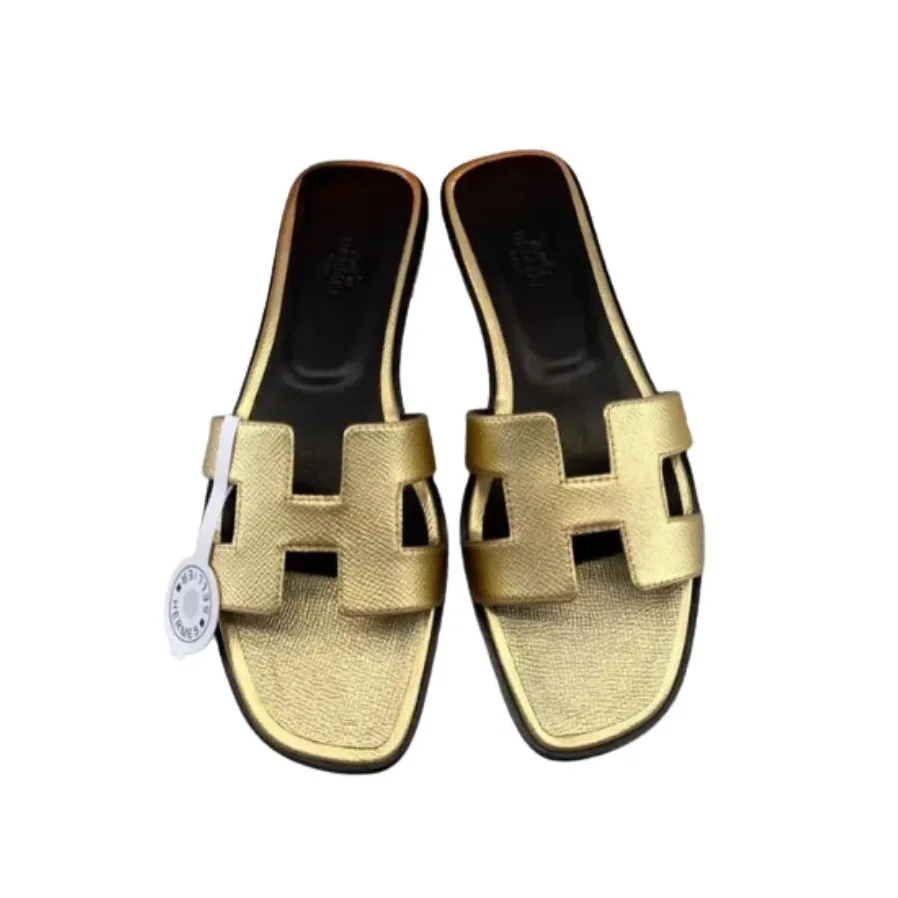 Hermes Oran Sandal Gold Hermes Oran Sandal Gold