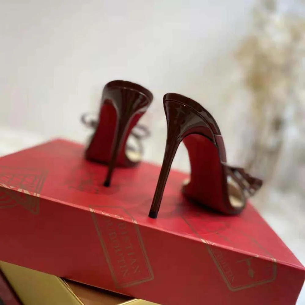 Christian Louboutin Just Nodo 85 mm Heel for Women in Maroon