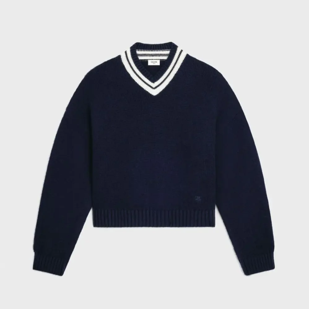 Celine V for Women in Neck Sweater in Cashmere