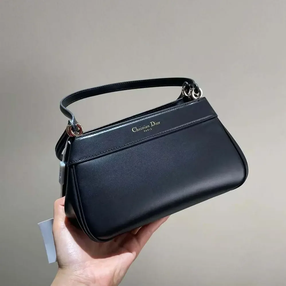 Dior Small Dior Key Bag Black Box Calfskin for Women Dior Small Dior Key Bag Black Box Calfskin for Women