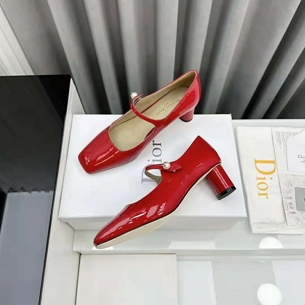 Dior Jolie Dior Pump Amaryllis Red Patent Calfskin for Women