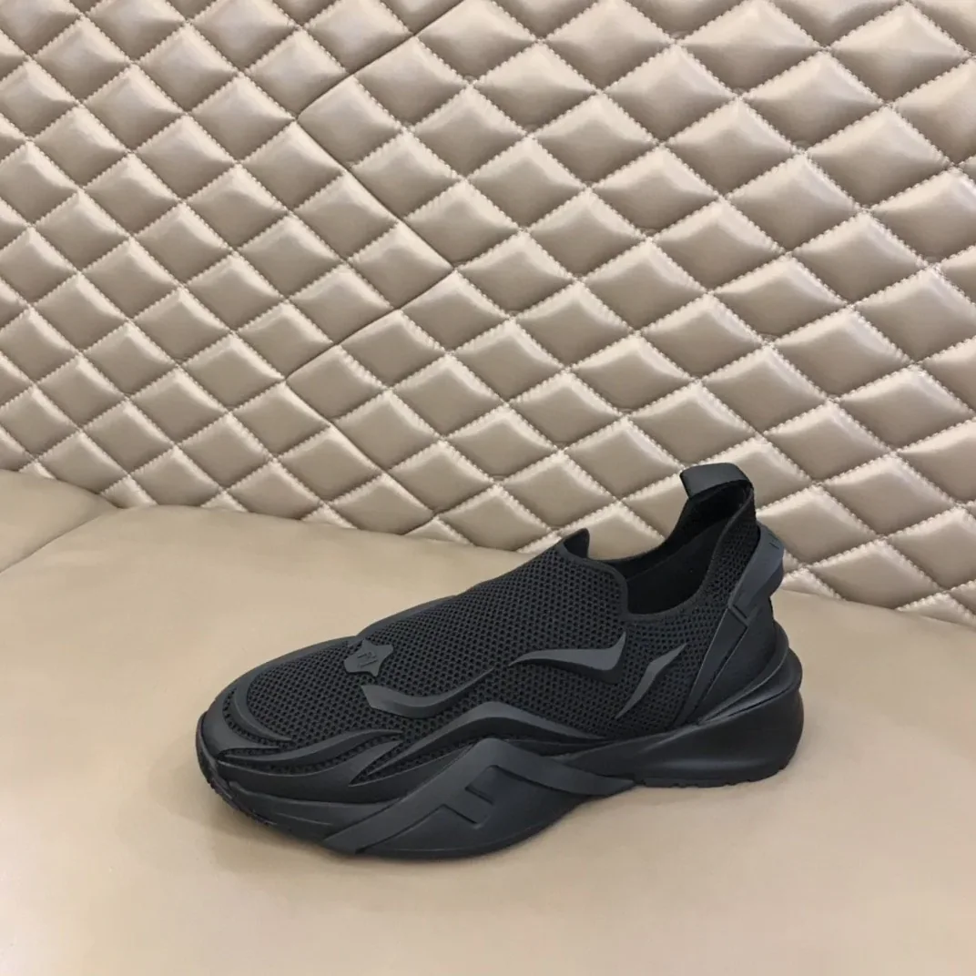 FD Fendi Flow Running Sneakers Black 7E1504AHI8F0ABB