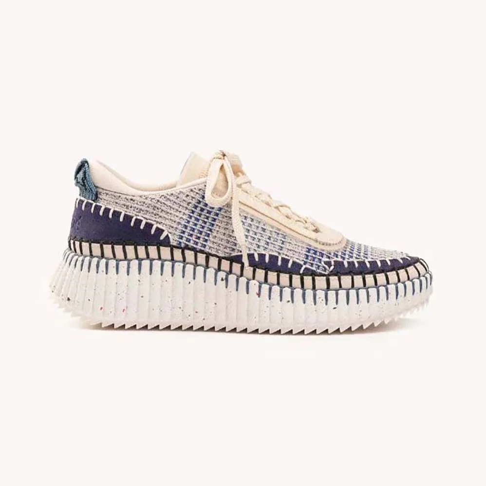 Chloe Nama Sneaker for Unisex in Blue Chloe Nama Sneaker for Unisex in Blue