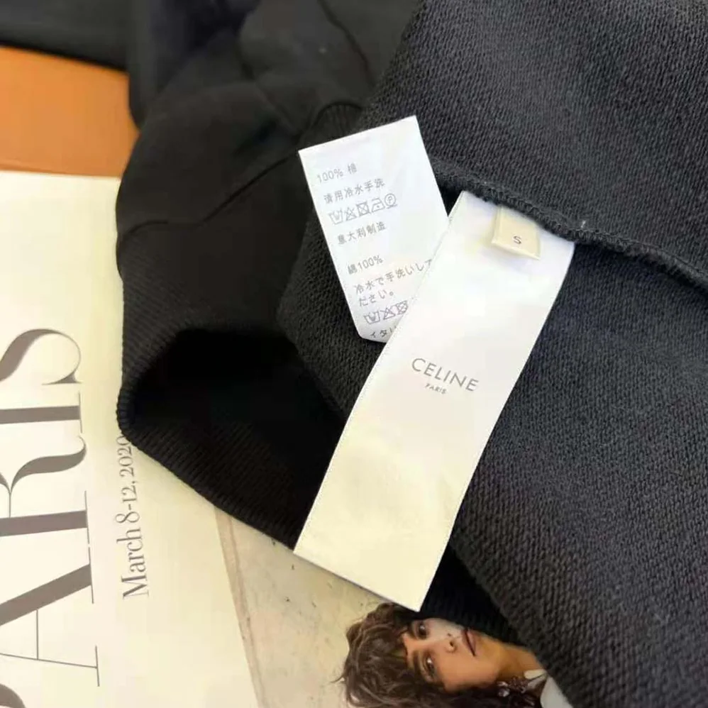 Celine Oversized Celine Cardigan in Cotton Fleece for Women Celine Oversized Celine Cardigan in Cotton Fleece for Women