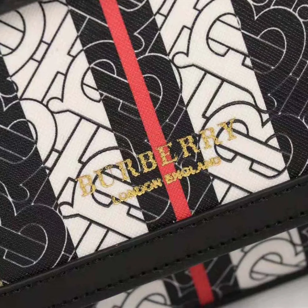Burberry Mini Monogram Stripe E for Women in canvas Pocket Bag Burberry Mini Monogram Stripe E for Women in canvas Pocket Bag
