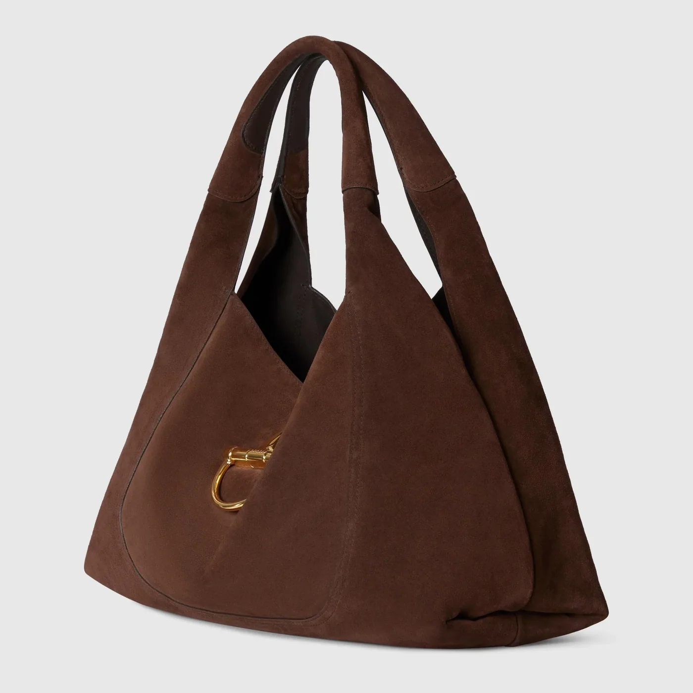 Gucci Softbit Maxi Shoulder Bag / Dark Brown Suede Gold Hardware AAFLB Gucci Softbit Maxi Shoulder Bag / Dark Brown Suede Gold Hardware AAFLB
