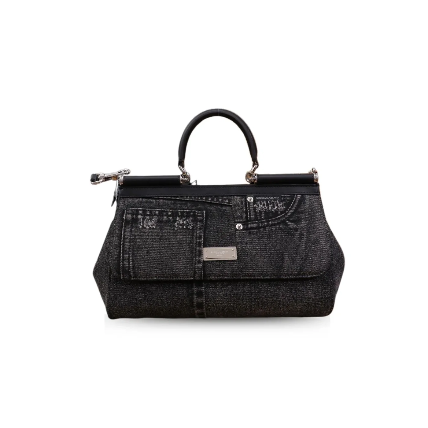 Dolce & Gabbana Large Sicily Handbag Blue /