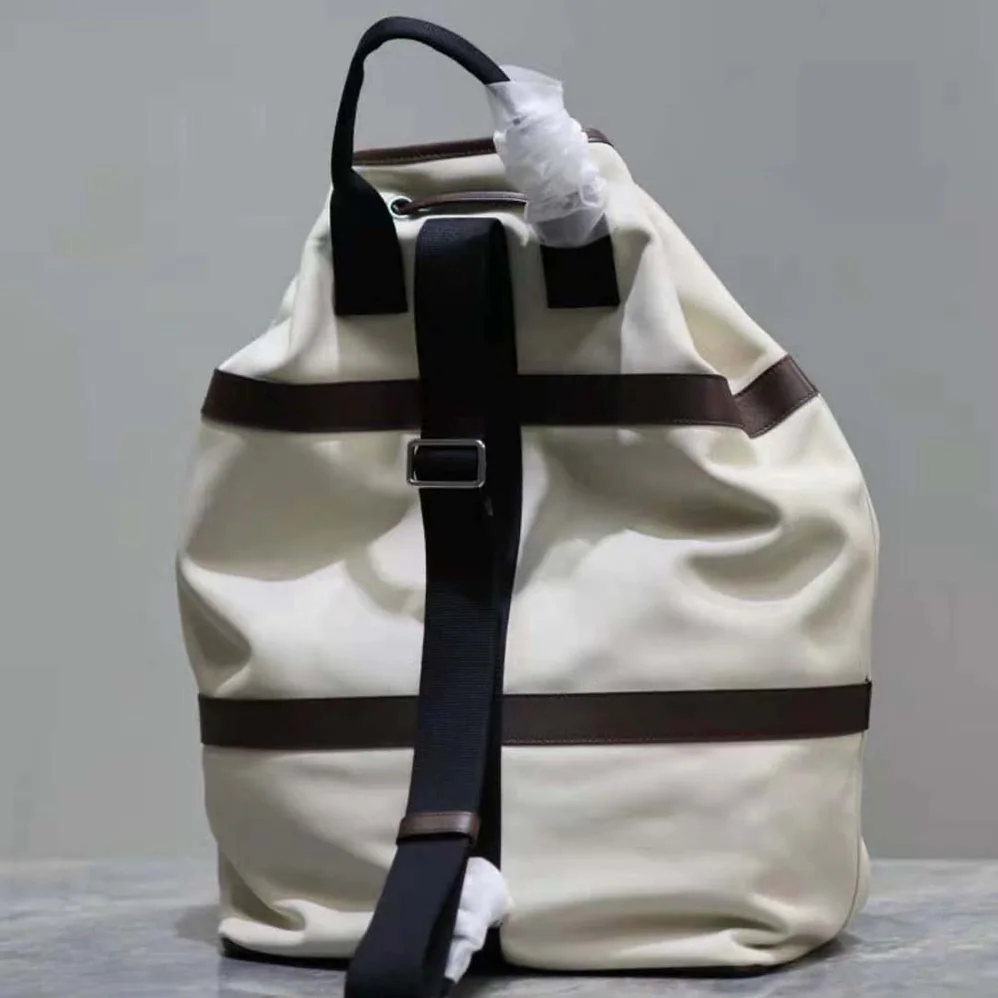 Saint Laurent YSL Rive Gauche Sling Bag in Smooth Leather for Men in White