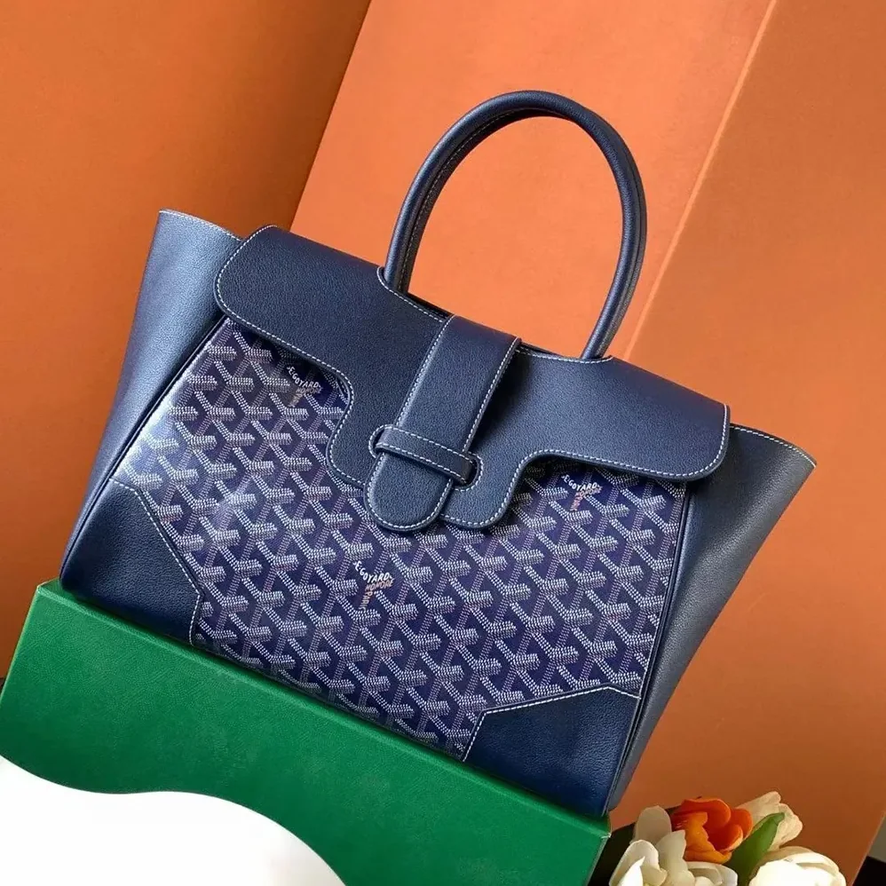 Goyard Saïgon Tote Bag for Women in Navy