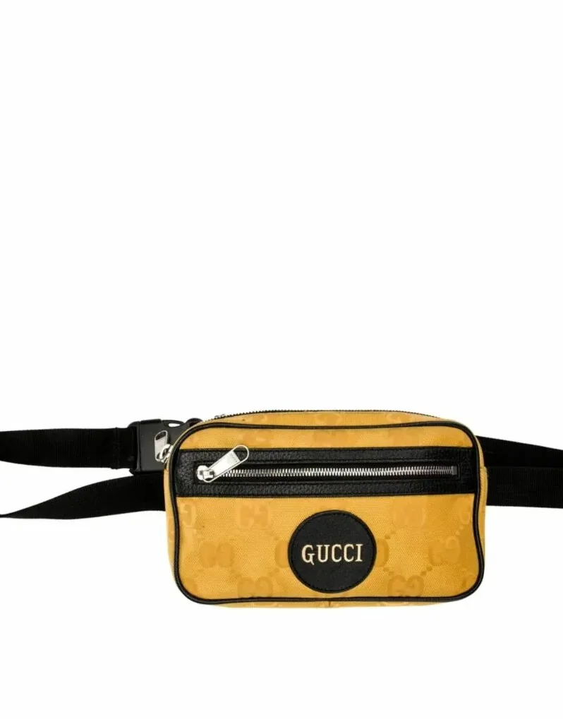 Gucci Gucci Off The Grid Belt Bag Yellow GG ECONYL® / Gucci Gucci Off The Grid Belt Bag Yellow GG ECONYL® /