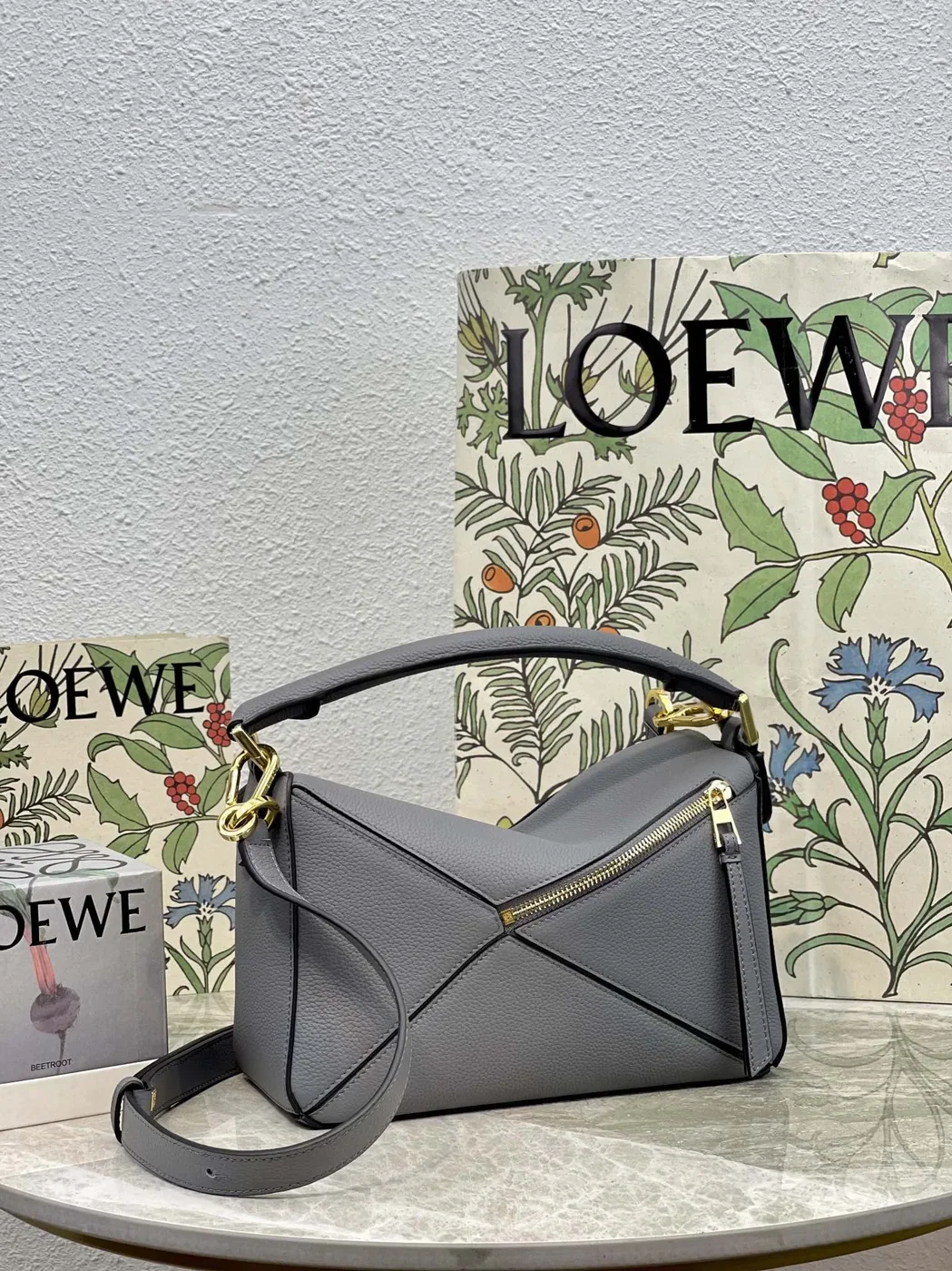 Loewe Small Puzzle Bag Grey /