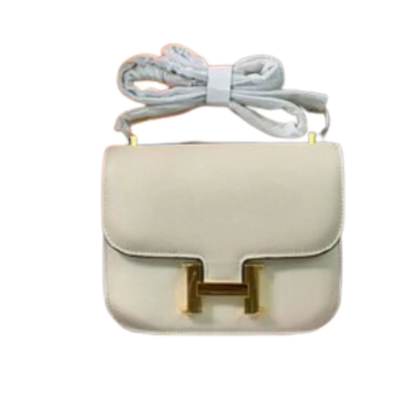 Hermes Constance Black in Brown/Khaki Green/White /