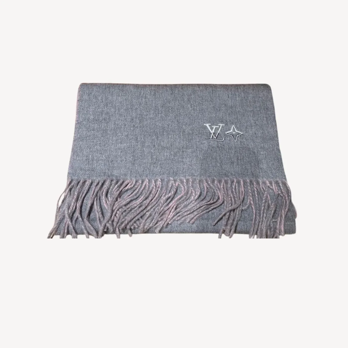 Louis Vuitton The Cashmere Scarf Grey