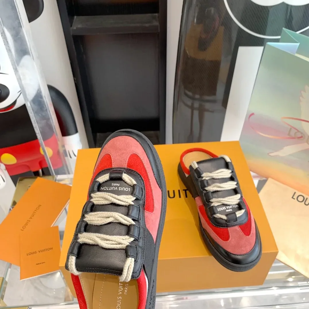 Louis Vuitton Lous Sneaker Monogram Canvas Red Louis Vuitton Lous Sneaker Monogram Canvas Red