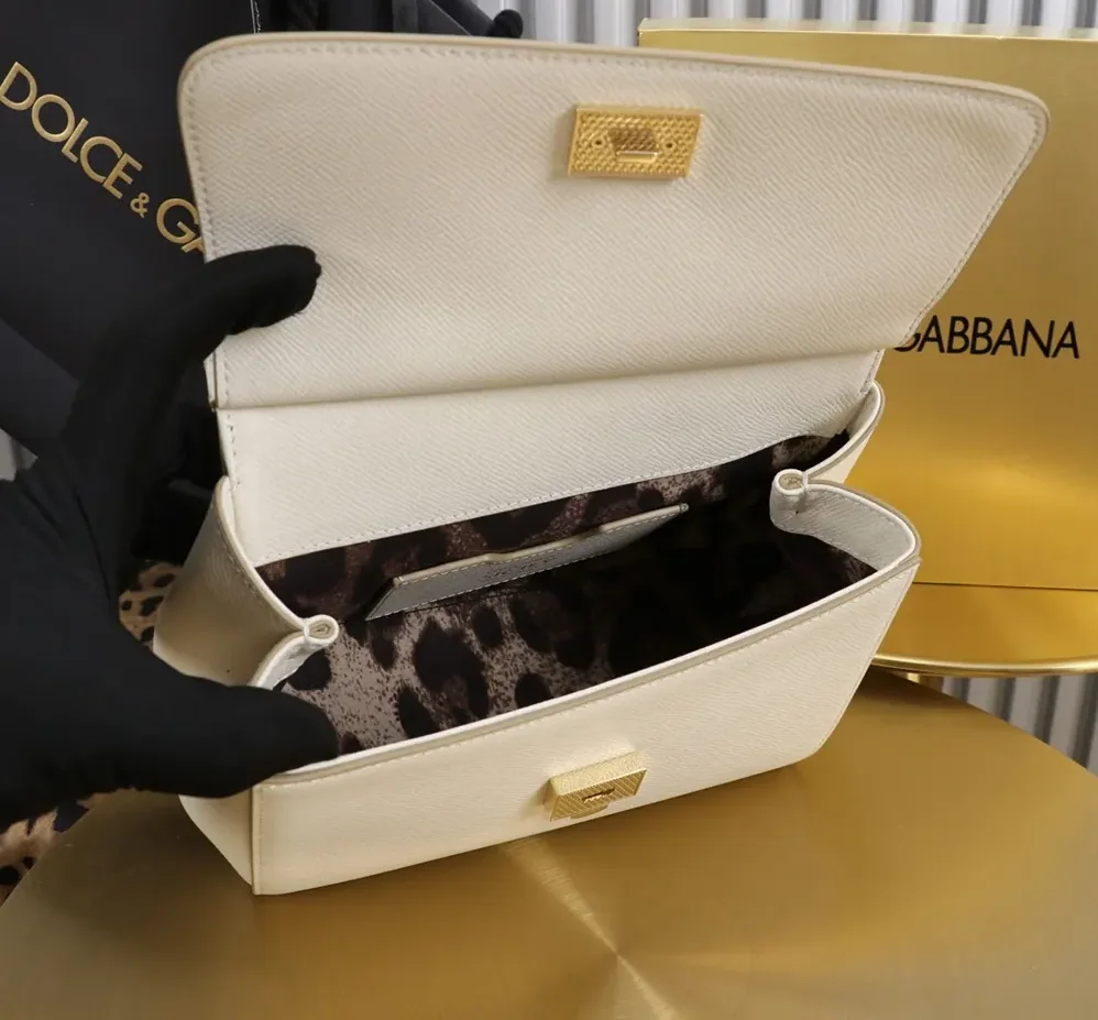 Dolce Gabbana D&G Medium Dauphine Leather Sicily Bag for Women Dolce Gabbana D&G Medium Dauphine Leather Sicily Bag for Women