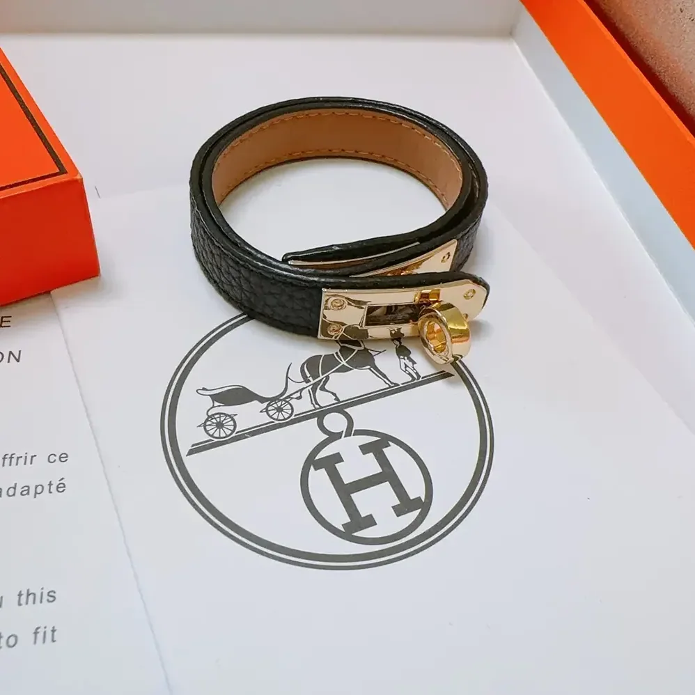 Hermes Kelly Double Tour Bracelet for Unisex