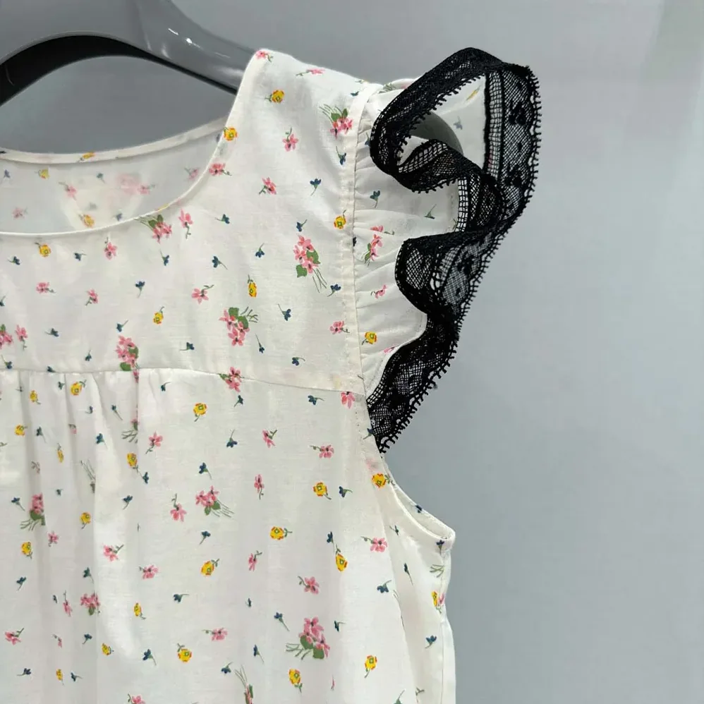 Prada Floral Print Cotton Batiste Mini for Women in dress