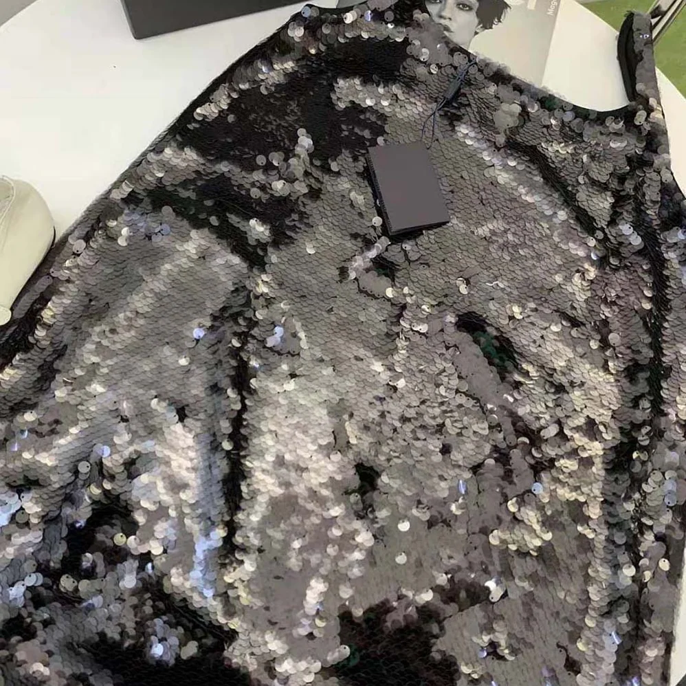Prada Sequin Embellished Cigaline Minidress for Women