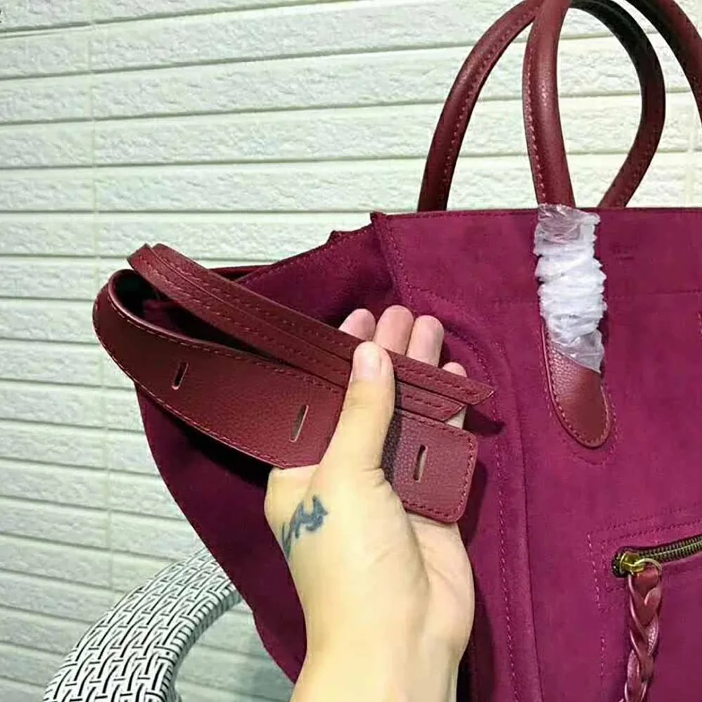 Celine Medium Luggage Phantom Bag in Baby Calfskin Leather in Purple Celine Medium Luggage Phantom Bag in Baby Calfskin Leather in Purple