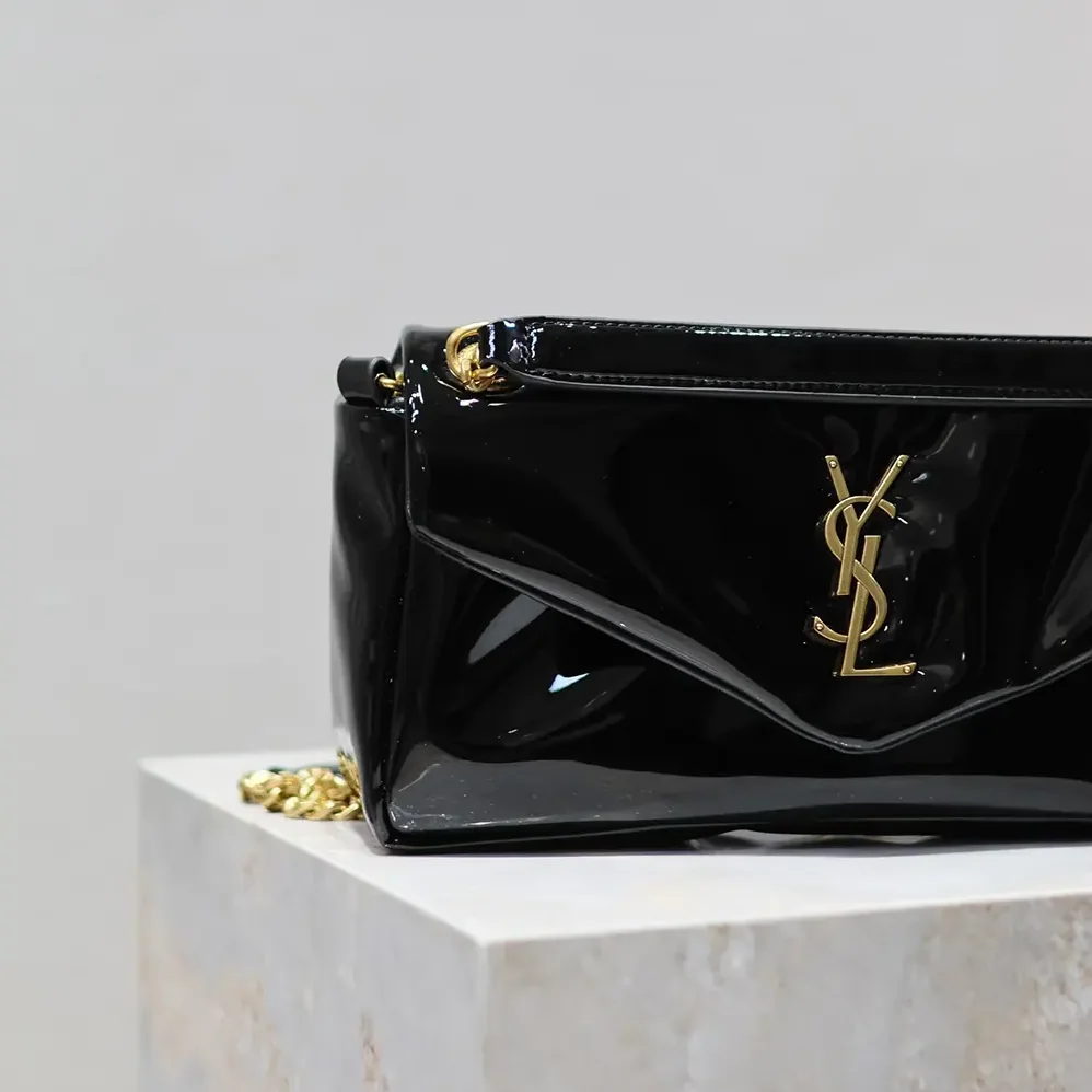 Saint Laurent YSL Calypso Small in Patent Leather for Women Saint Laurent YSL Calypso Small in Patent Leather for Women