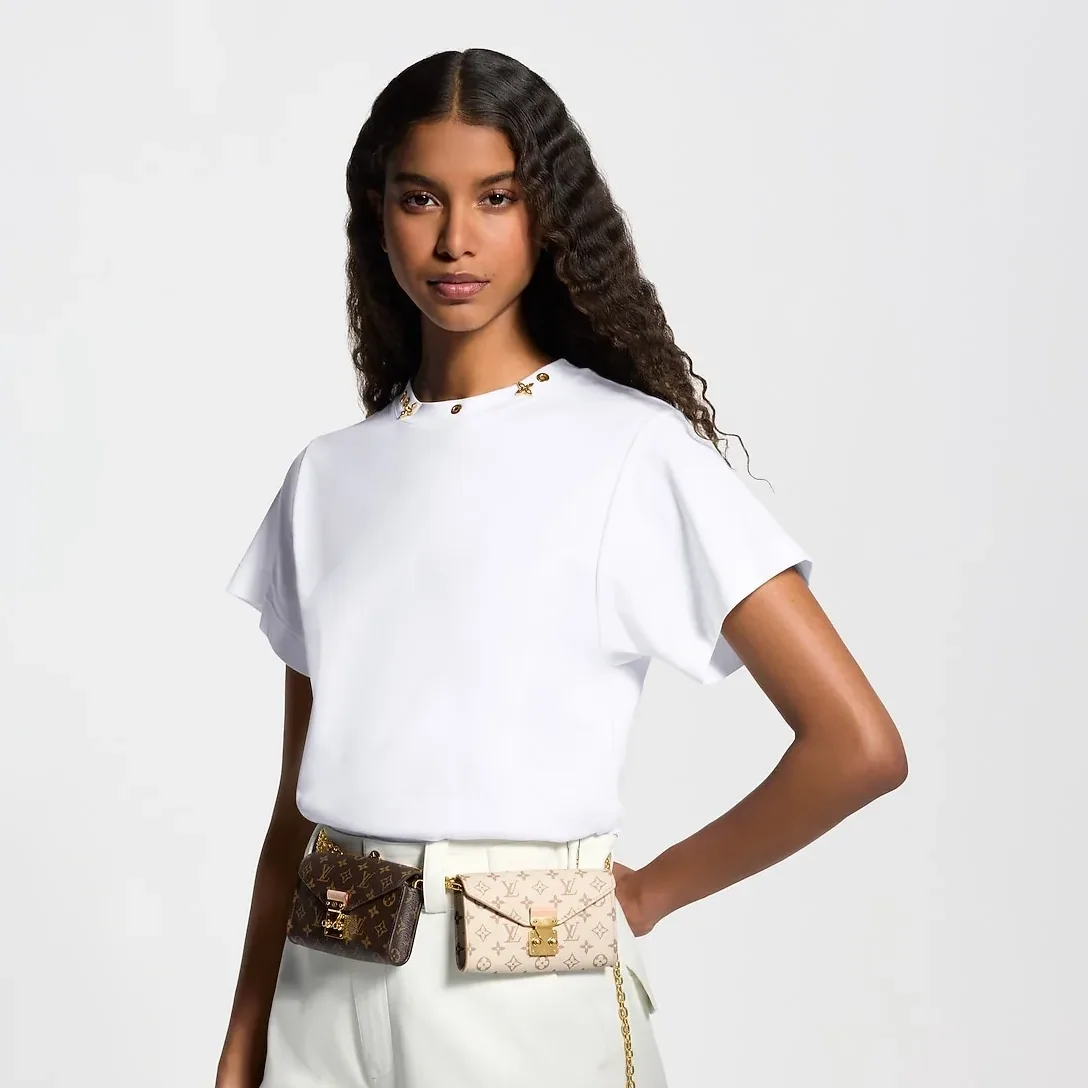 Louis Vuitton Pouch Metis Belt / Cream Monogram Dune Gold Hardware