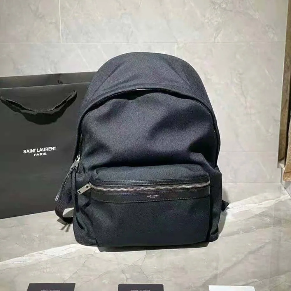Saint Laurent YSL City Mini Backpack in Canvas for Women