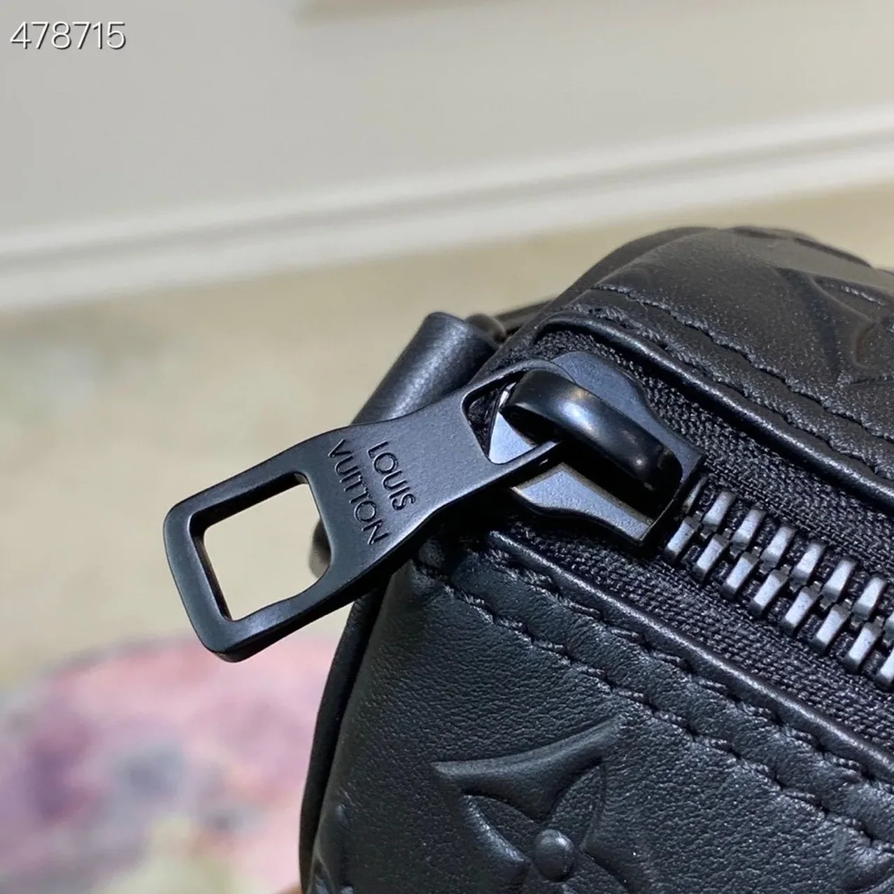 Louis Vuitton Keepall XS Monogram Seal Black Shoulder And Crossbody Bags / LV Louis Vuitton Keepall XS Monogram Seal Black Shoulder And Crossbody Bags / LV