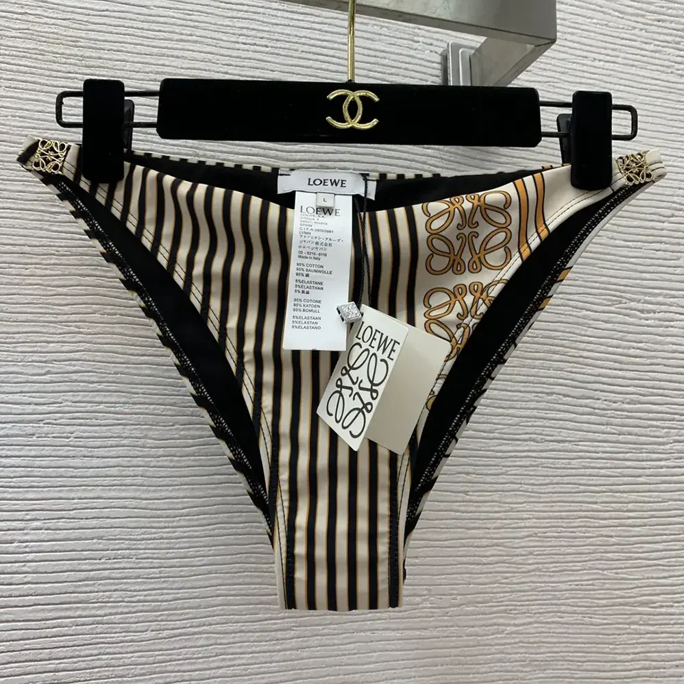 Loewe Bikini Top for Women in Bottoms in Technical Jersey