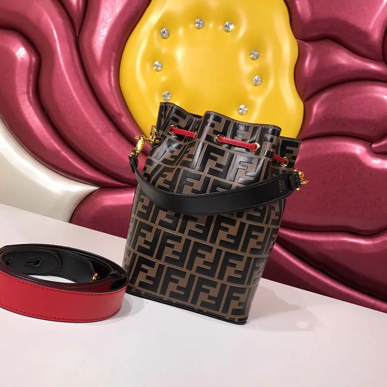 Fendi Mon Tresor Multicolor Leather Bag for Women Fendi Mon Tresor Multicolor Leather Bag for Women