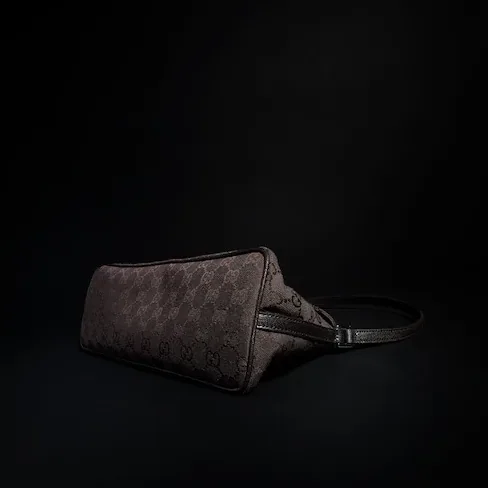 Gucci Madison Medium Shoulder Bag in Dark Brown Palladium Hardware