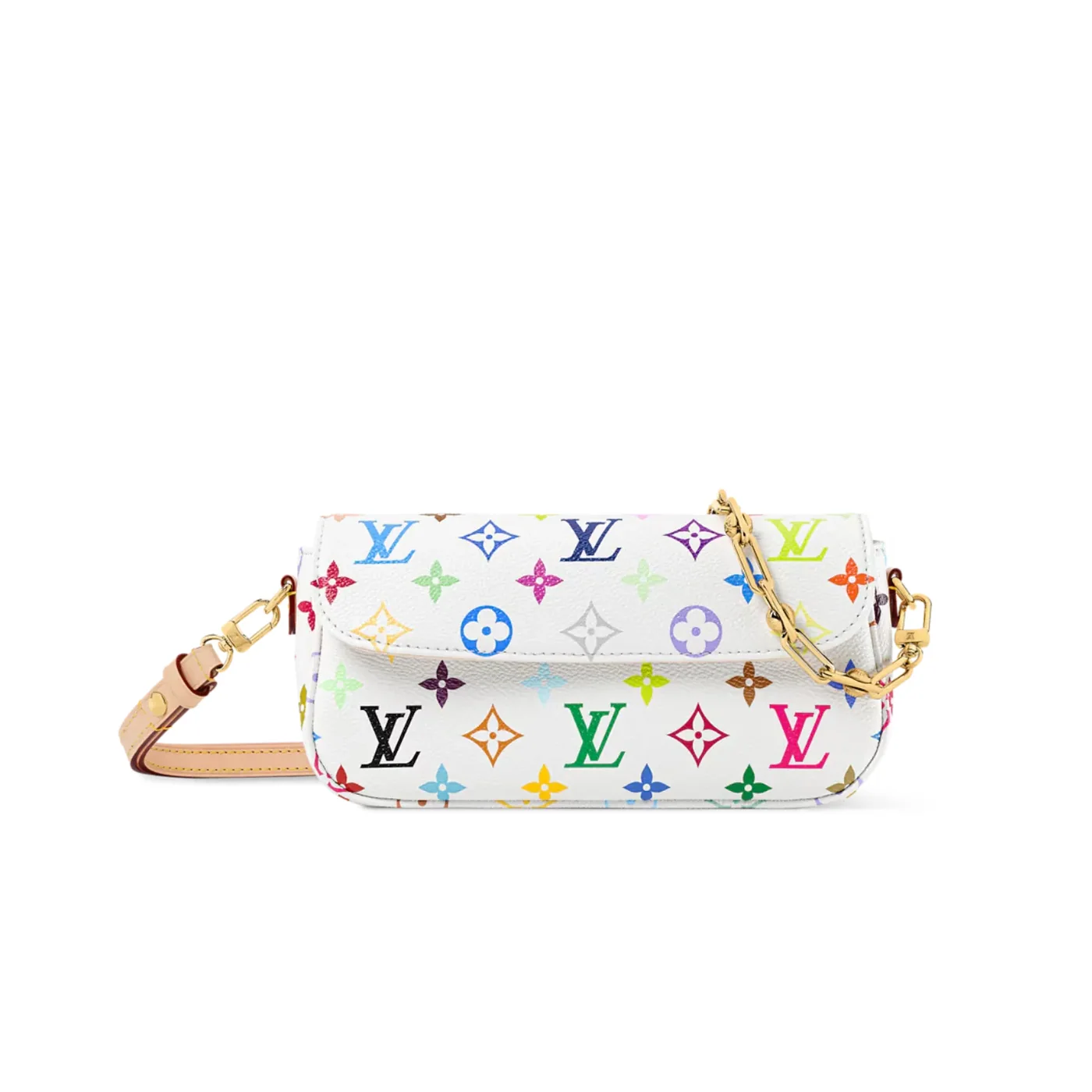 Louis Vuitton LV x TM Wallet On Chain Ivy Crossbody Bag in Multicolor Gold Hardware