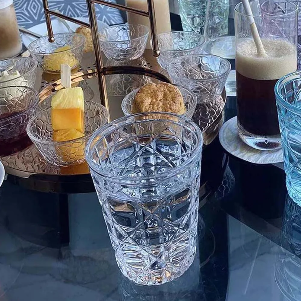 Dior Water Glass Transparent Cannage for Unisex Dior Water Glass Transparent Cannage for Unisex