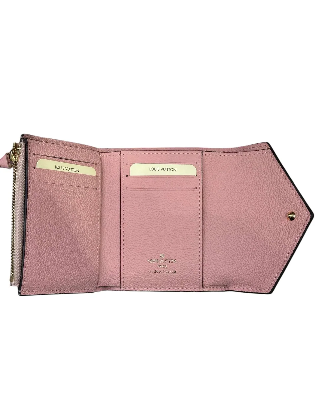 Victorine Wallet Pink Monogram