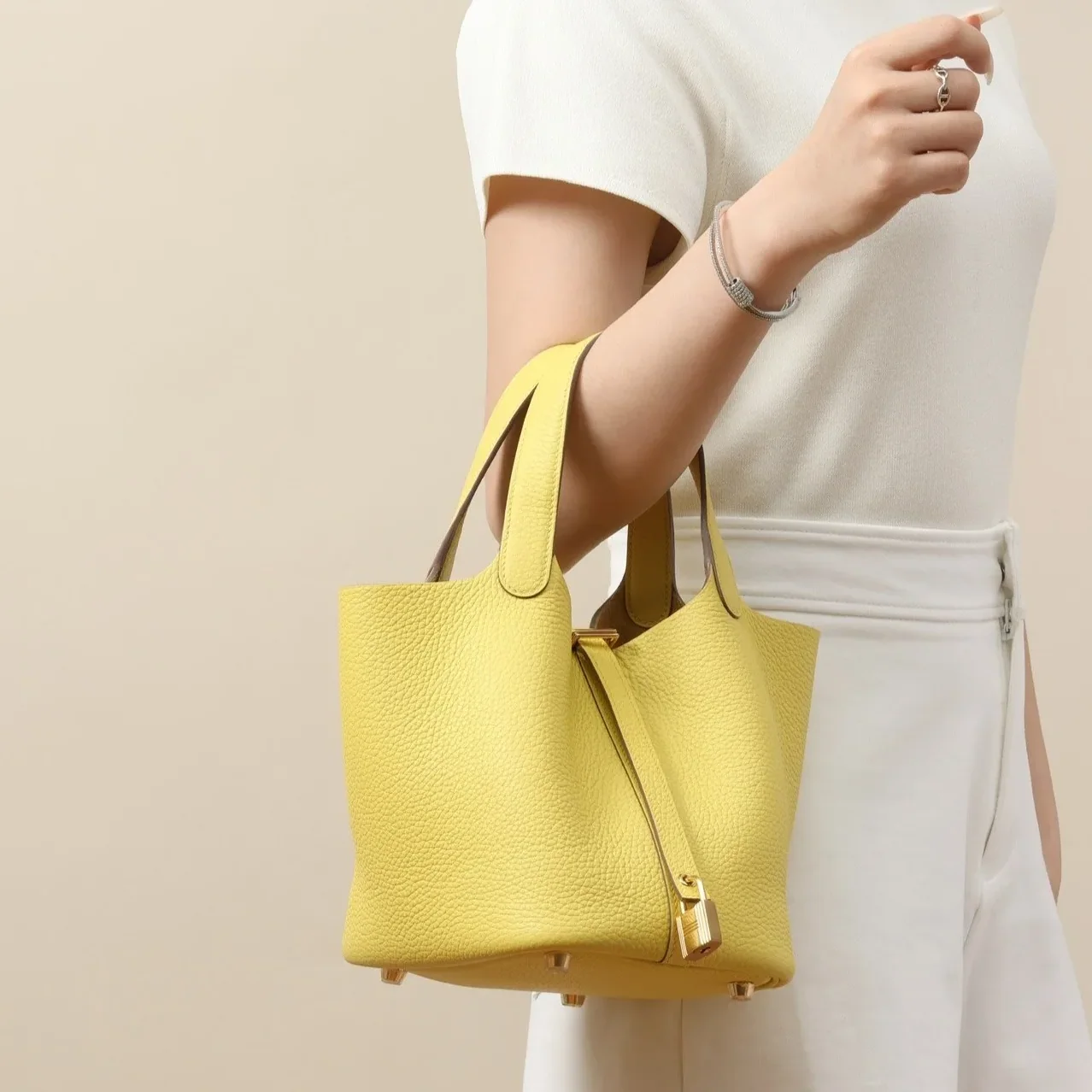 Hermes Picotin Lock 18 Bag Limoncello / Hermes Picotin Lock 18 Bag Limoncello /