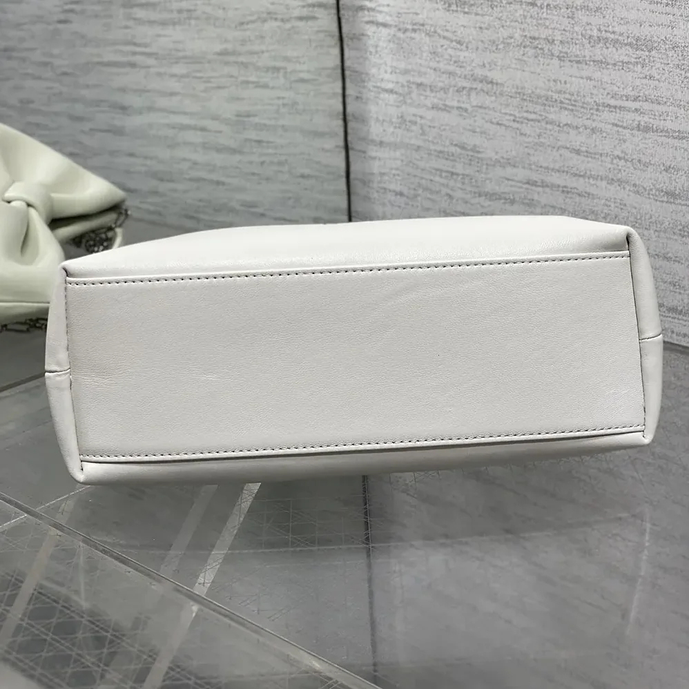 Dior Small Dior Bow Bag Latte Lambskin for Women Dior Small Dior Bow Bag Latte Lambskin for Women