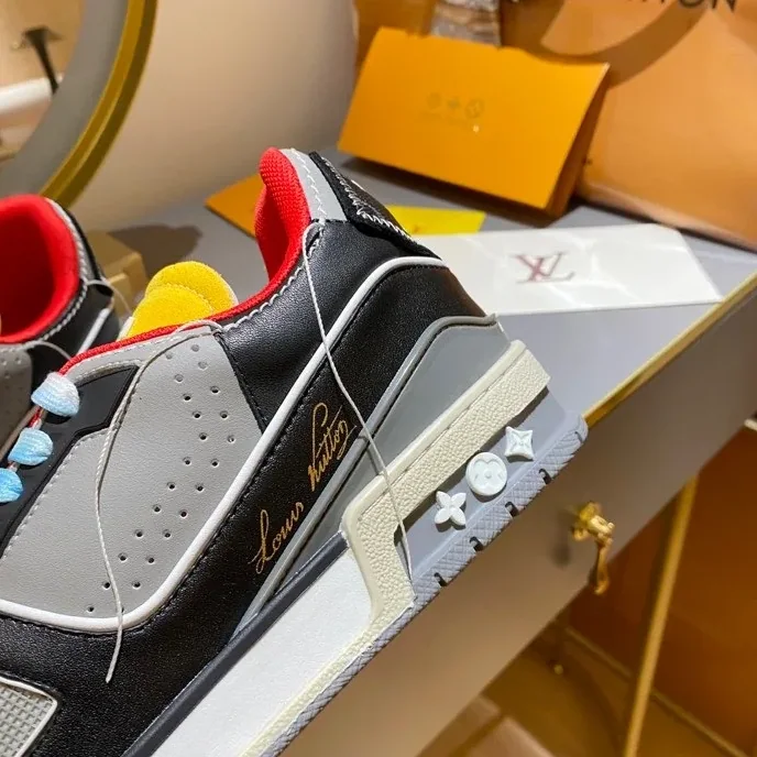 Louis Vuitton Trainer Sneaker Rubber Grain Multiple Color Virgil Abloh
