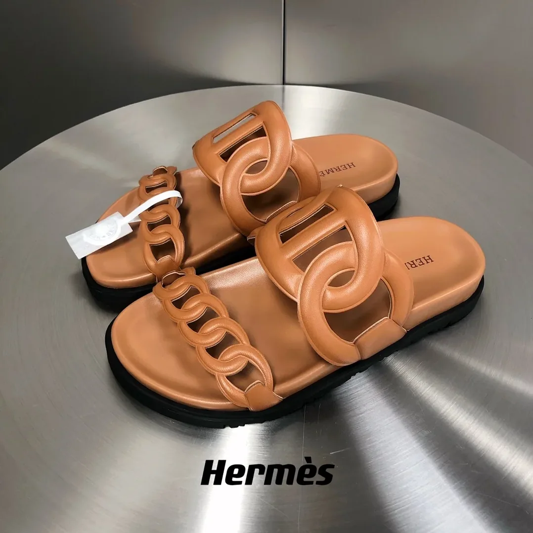 Hermes Extra Sandal Brown Hermes Extra Sandal Brown