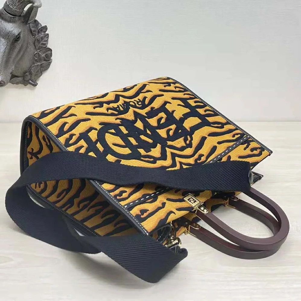 Fendi Sunshine Medium Shopper Bag From the Spring Festival Capsule Collection for Women