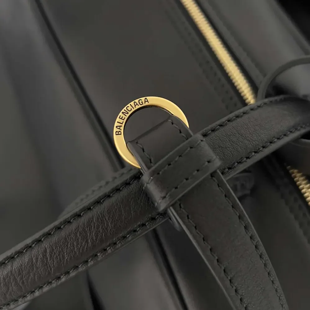Prada Carrie Bowling Bag Medium in Black Calfskin for Women