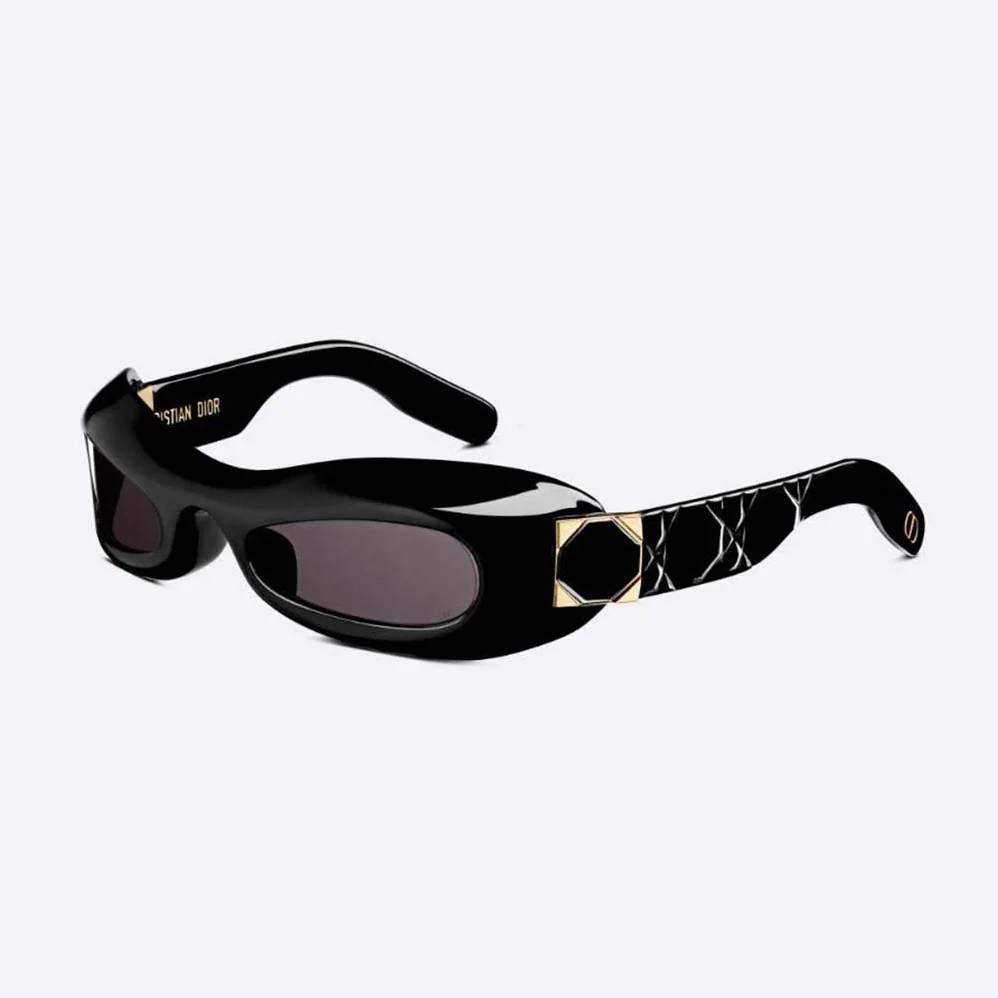 Dior Lady 95.22 Black Rounded Sunglasses for Women